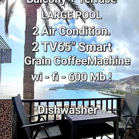 Deluxe Seaview-Sunsets !Transfe-R Inc! Pool,2Aircond,2Tv65",600Mb Dishwasher,,2 Beaches,Anfi-View Apartment Patalavaca Exterior photo